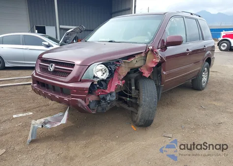 2004 Honda Pilot Ex z USA, uszkodzony, nr VIN 2HKYF184X4H584110